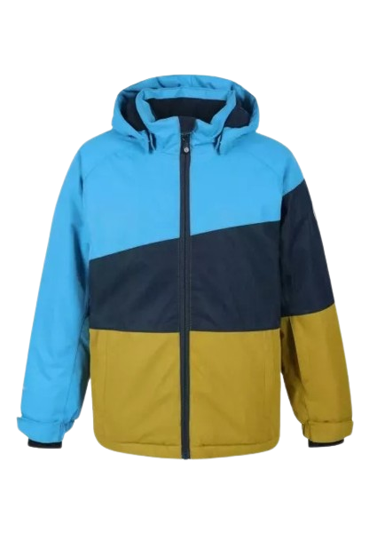 Color kids Ski jacket AF 10 000, dried tobacco